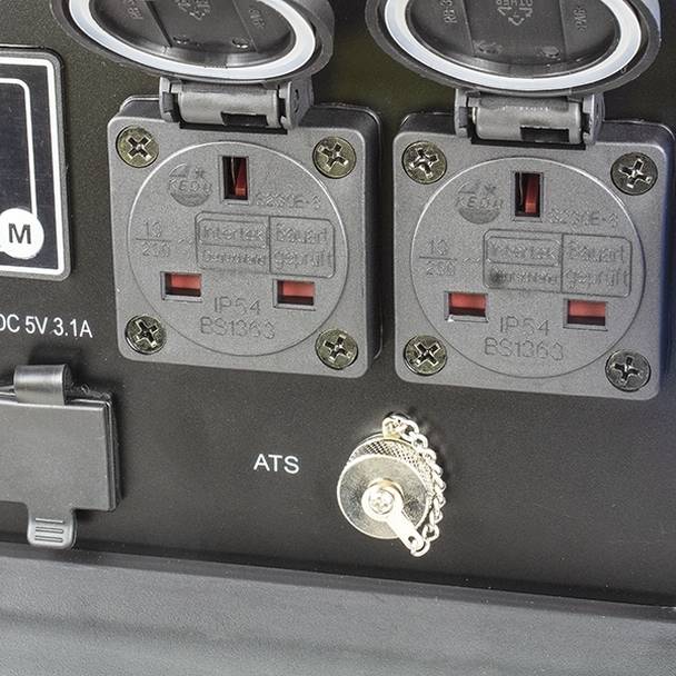 Hyundai 6600w Remote Portable Petrol Inverter Generator 230v HY6500SEi