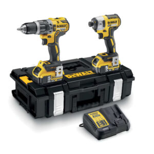 DeWalt DCK266P2-GB 18V XR Brushless Twin Kit - 2 x 5Ah Batteries