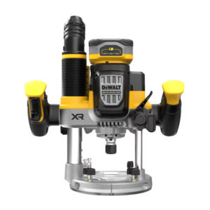 DeWalt DCW620H2-GB 18V XR Brushless 1/2" 70mm Plunge Router - 2 x POWERSTACK 5Ah Batteries
