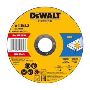 DeWalt DT42335TZ-QZ Metal Cutting Discs 115mm (4 1/2") x 22.2mm 10 Pack