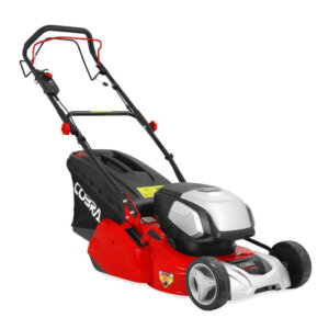 COBRA RRM43SP80V 17” Twin 40v Li-ion Lawnmower with Roller (with 2 x 5Ah Battery & 2 x Fast Chargers)