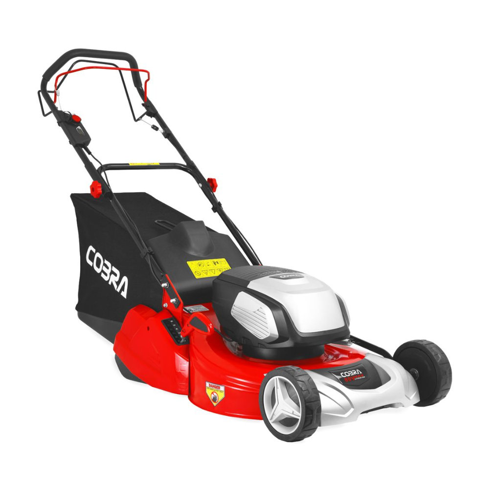 COBRA RM51SP80V 20" Twin 40v Li-ion Lawnmower with Roller (with 2 x 5Ah Battery & 2 x Fast Chargers)