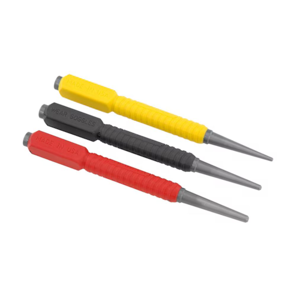 Stanley Dynagrip Nail Punch Set (3 Pc.)
