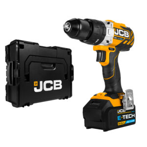 JCB 18V Brushless Combi Drill 5Ah Battery & L-BOXX 136