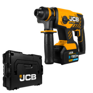 JCB 18V Brushless SDS Rotary Hammer Drill 5Ah Battery With L-BOXX 136 Case