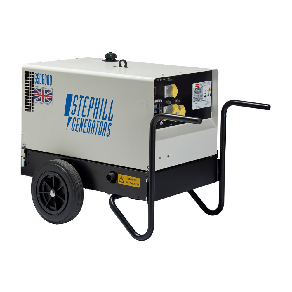 STEPHILL SSD6000EC 6.0kVA / 4.8kW Welding Generator