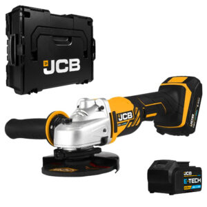 JCB 18V Angle Grinder 2 X 4Ah Batteries With L-BOXX 136 Tool Case