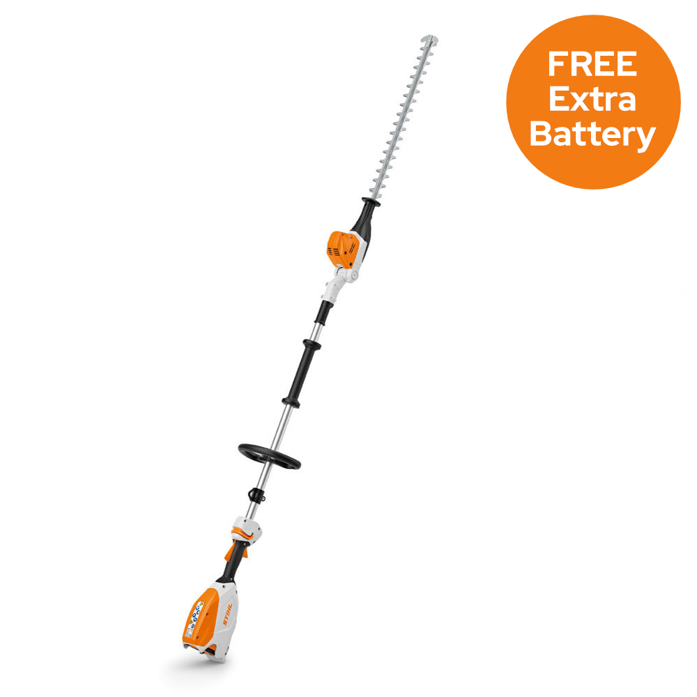 STIHL HLA 66 Cordless Long-reach Hedge Trimmer With 20" / 50 cm Blade Length