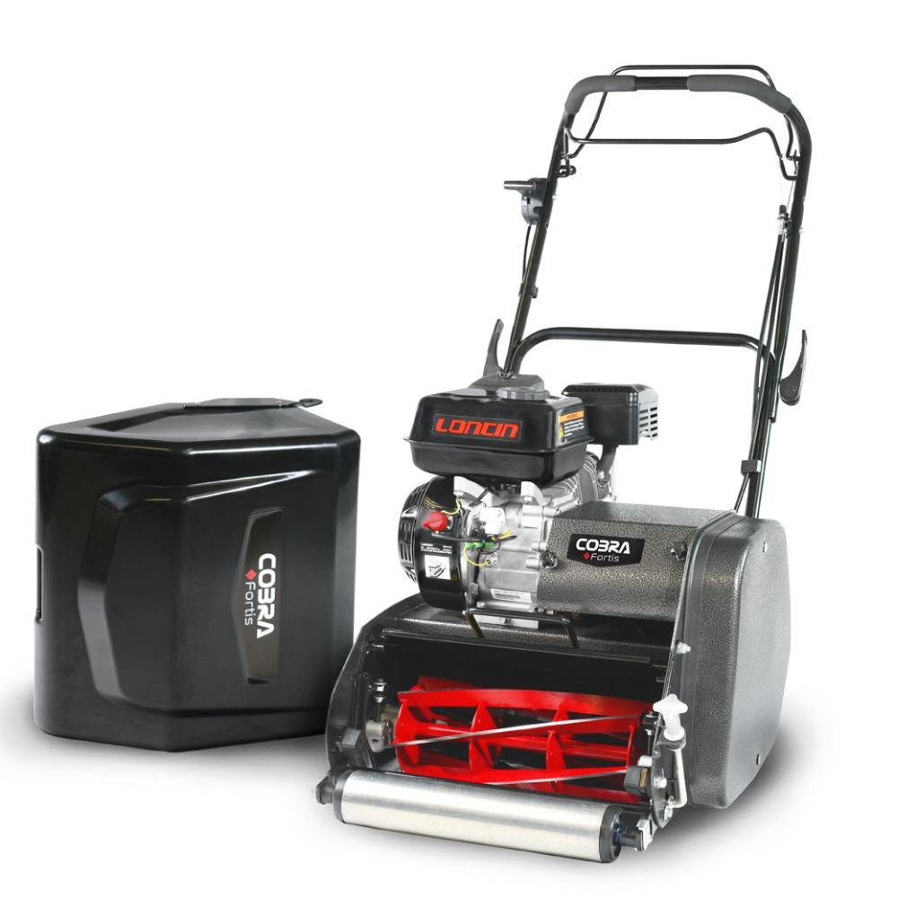 COBRA Fortis14L 14" Cobra Fortis Petrol Cylinder Lawnmower