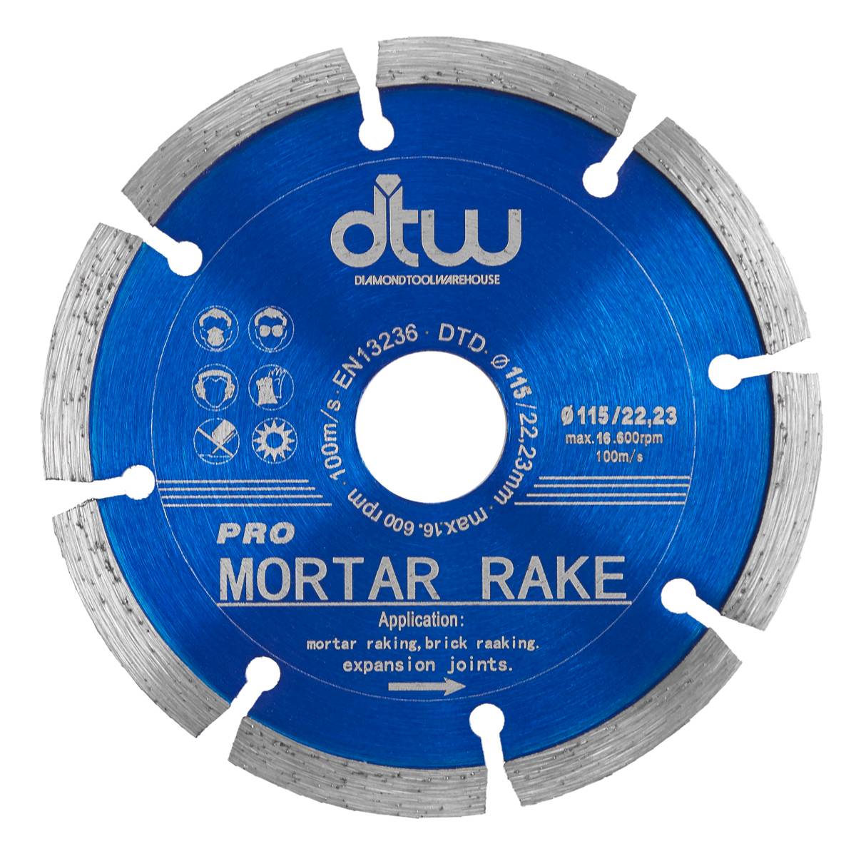 DTW Pro Mortar Rake Blade