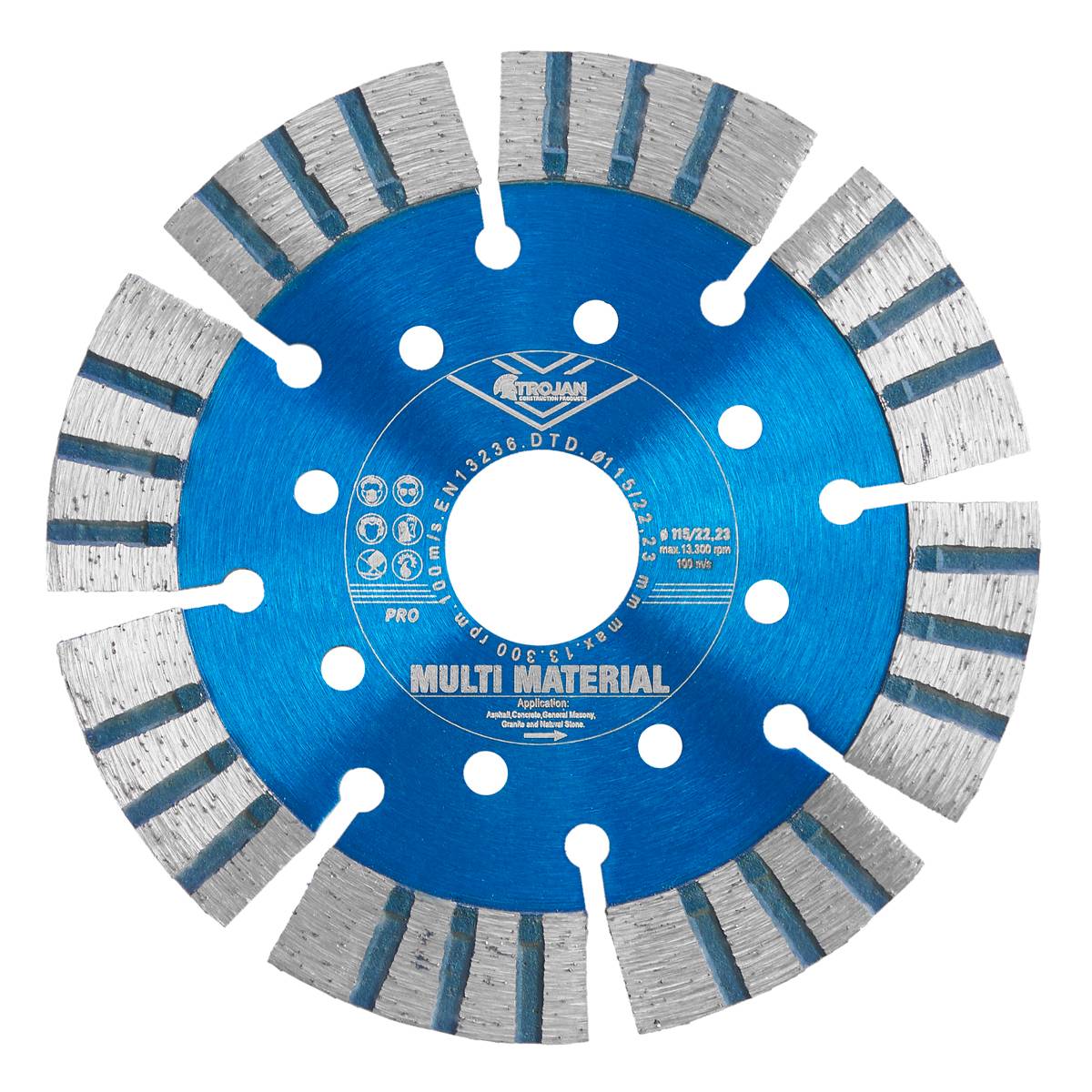 Trojan Pro Multi-Material Diamond Blade