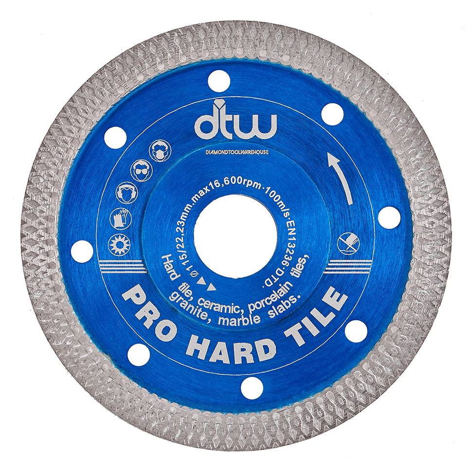 DTW Pro Hard Tile Saw Blades