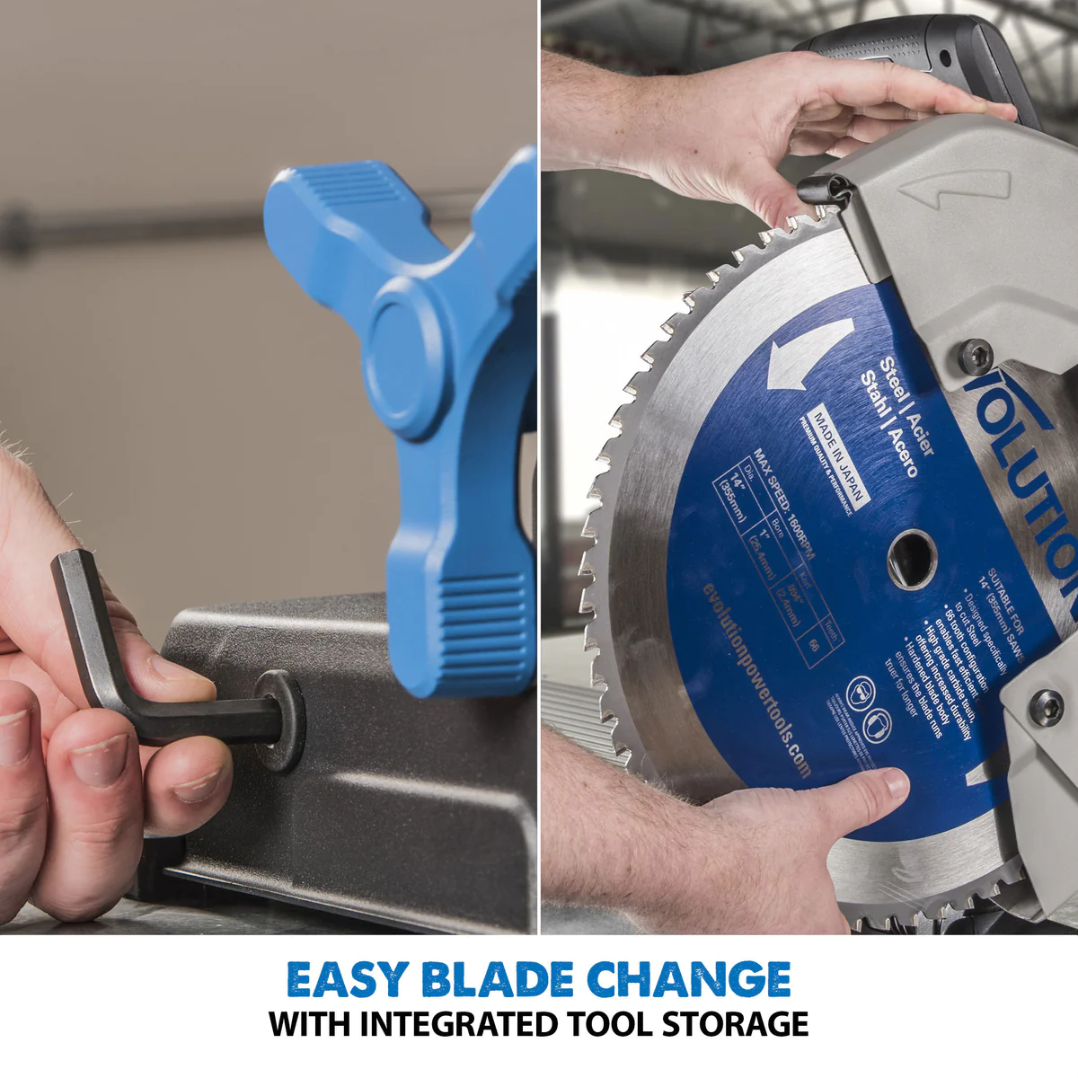 Evolution S355CPS 355mm Metal Cutting Chop Saw