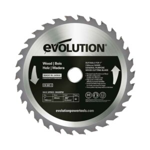 Evolution 180mm Wood Cutting 30T Blade