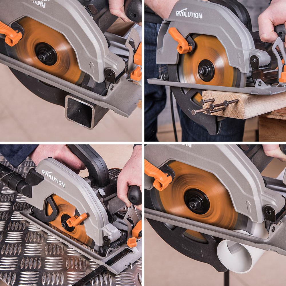 Evolution 185mm Multi-Material Cutting 20T Blade (Mitre Saws Only)