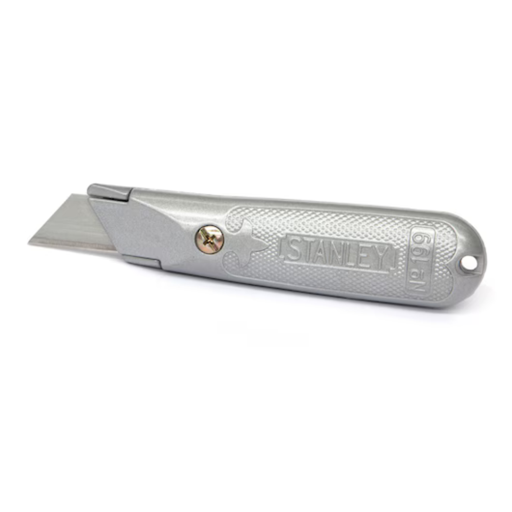 Stanley 199E Classic Fixed Blade Utility Knife With 3 Blades