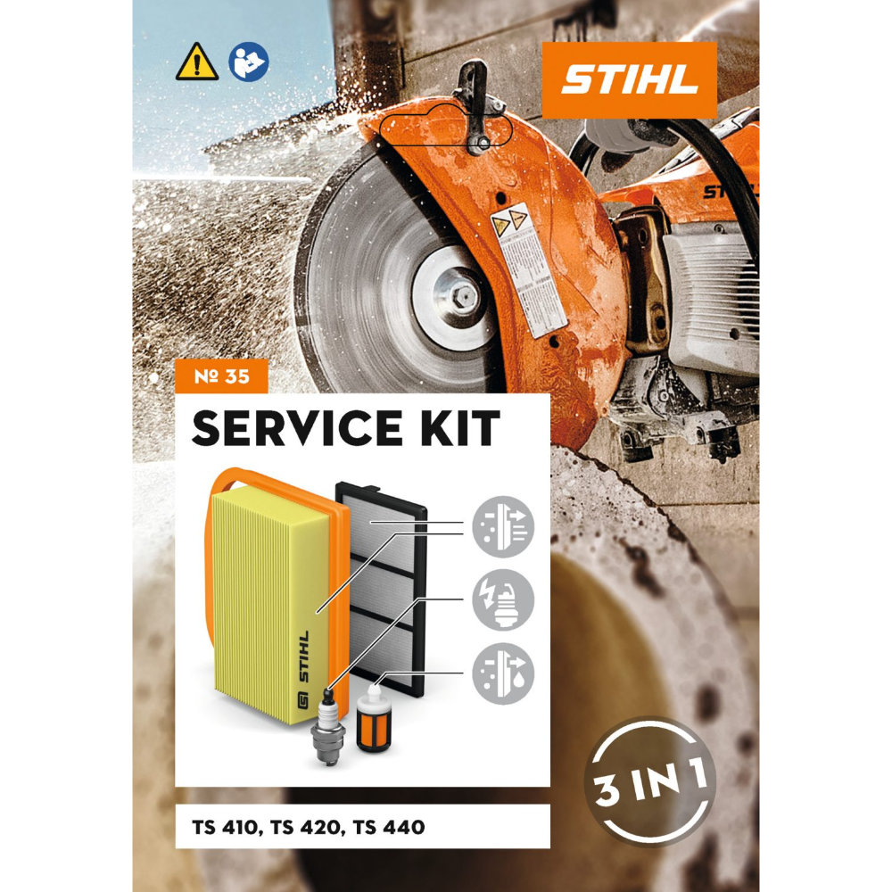 STIHL Service Kit 35 - For Petrol-Driven Cutting Machines TS 410, TS 420 & TS 440