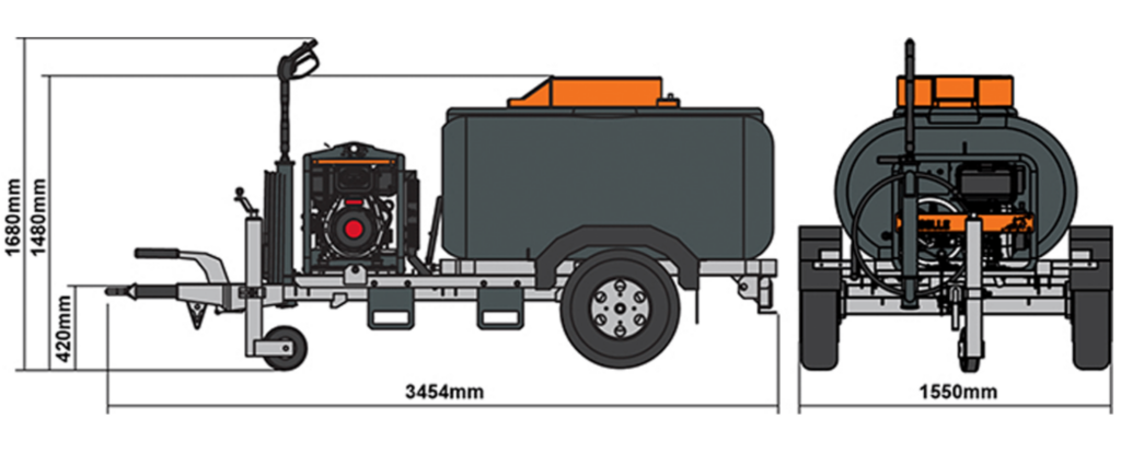BELLE BWX 15/250 Bowser Pressure Washer