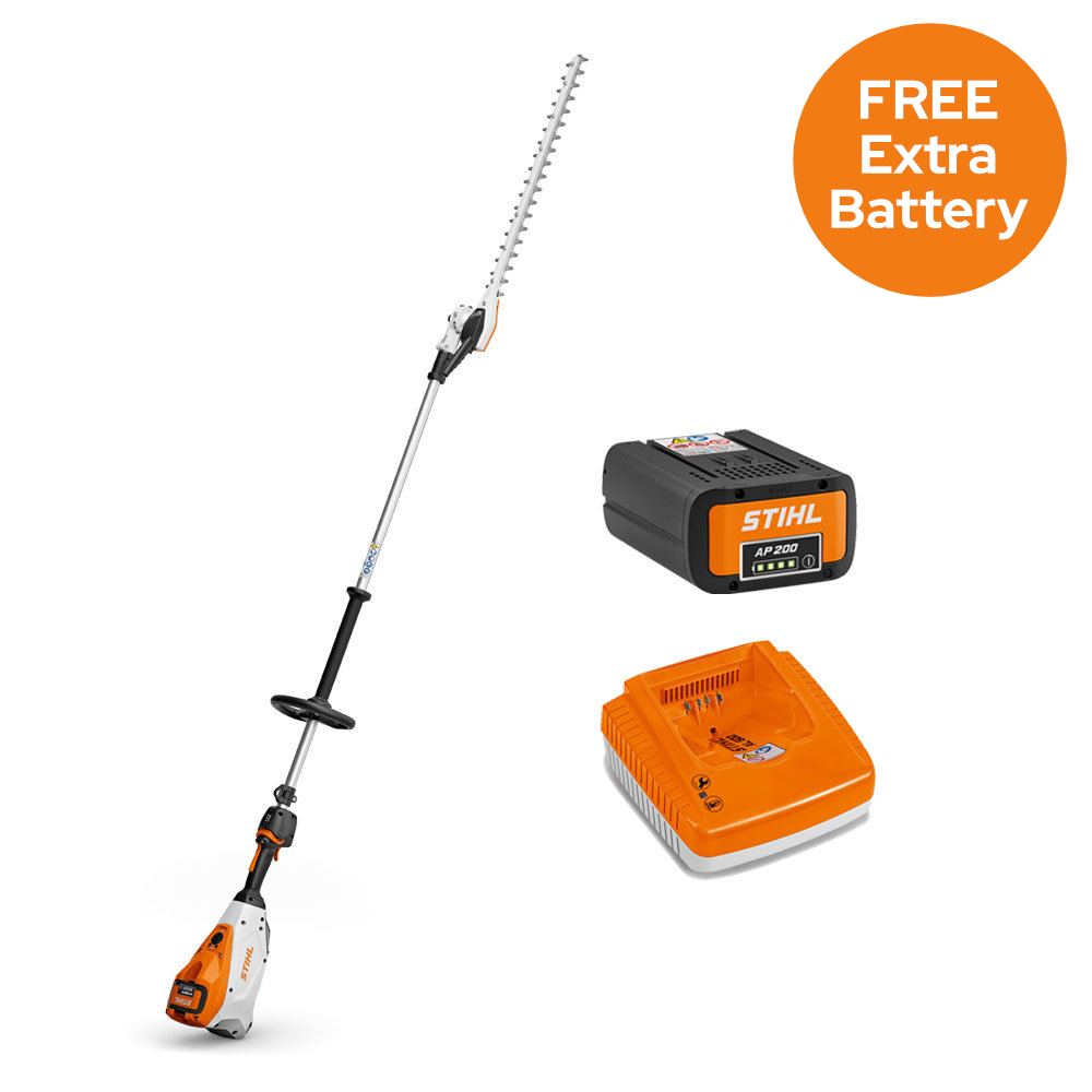 STIHL HLA 135 Cordless Long-reach Hedge Trimmer With 60 cm / 24" Blade Length