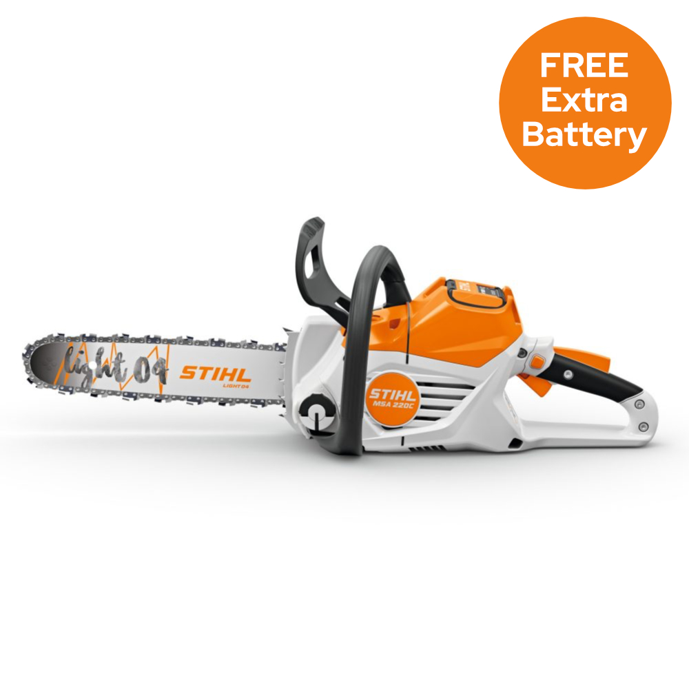 STIHL MSA 220 C-B Cordless Chainsaw With 35 cm / 14" Bar Length