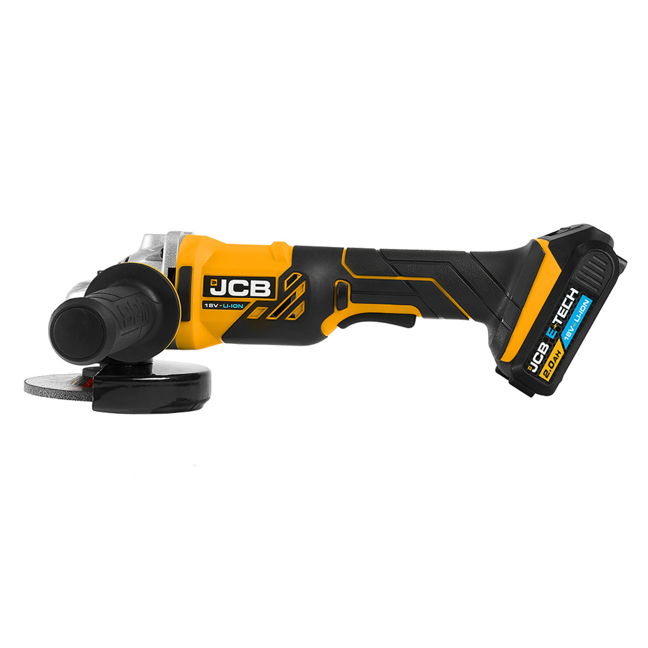 JCB 18V Angle Grinder 2X 2Ah Batteries