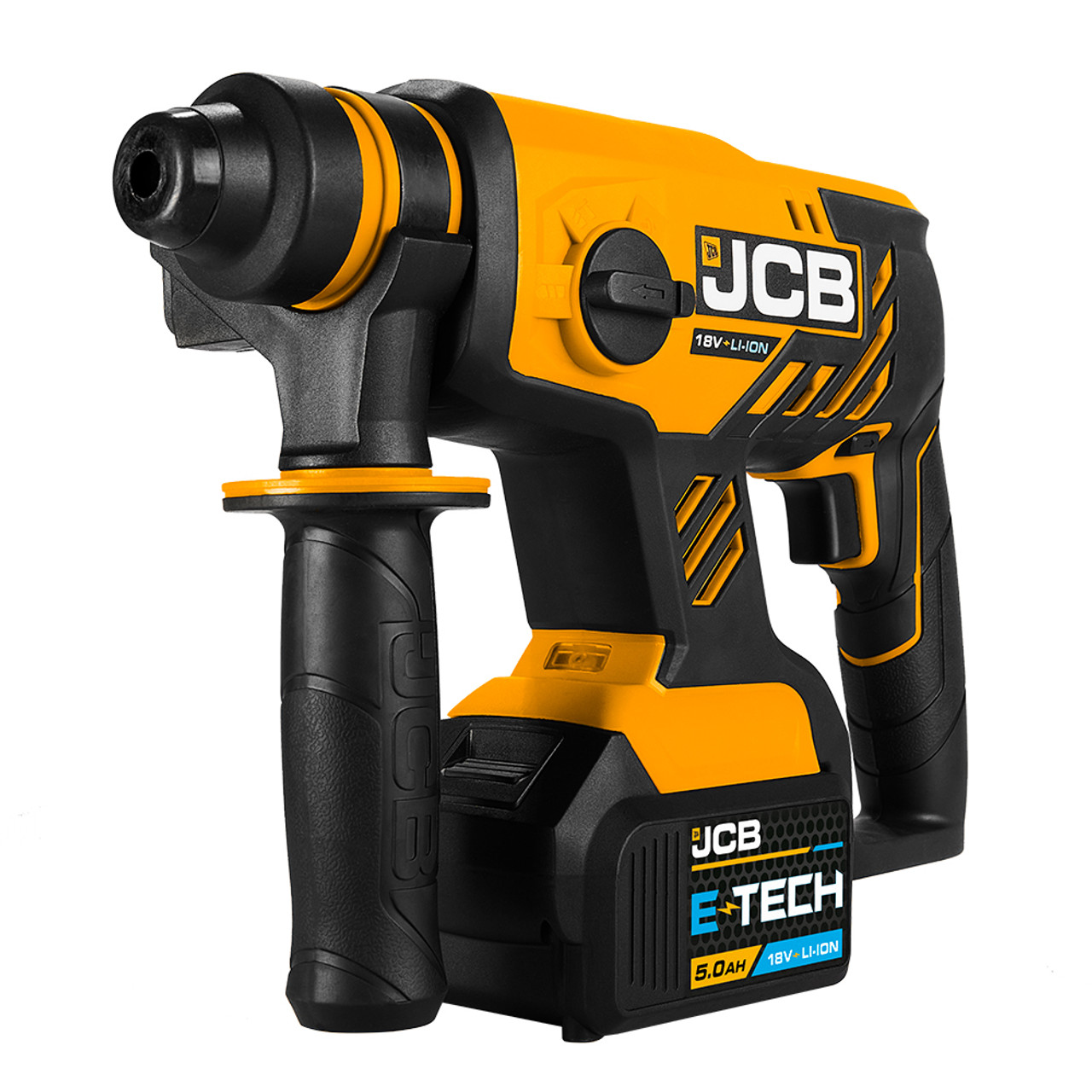 JCB 18V Brushless SDS Rotary Hammer Drill 5Ah Battery With L-BOXX 136 Case