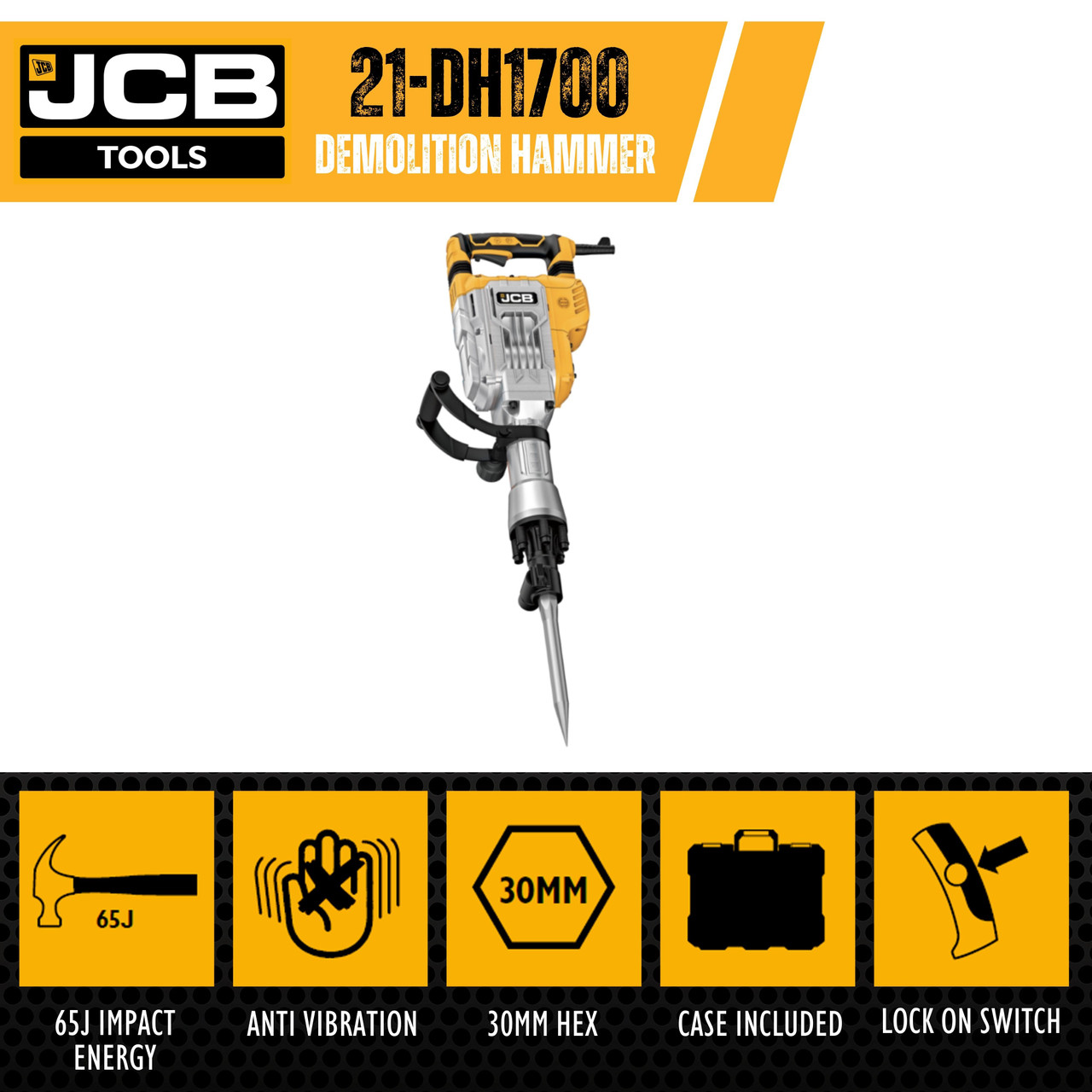 JCB 1700W Demolition Hammer