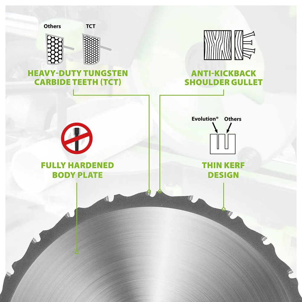 Evolution 210mm Multi-Material Cutting 20T Blade
