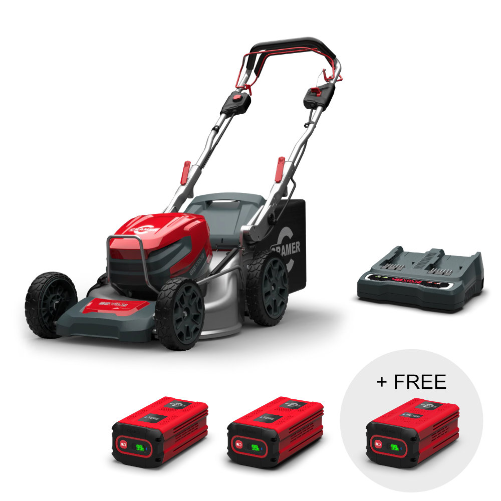 Cramer 82LM46SX 82V Self-Propelled Lawn Mower – 46 cm Steel Deck