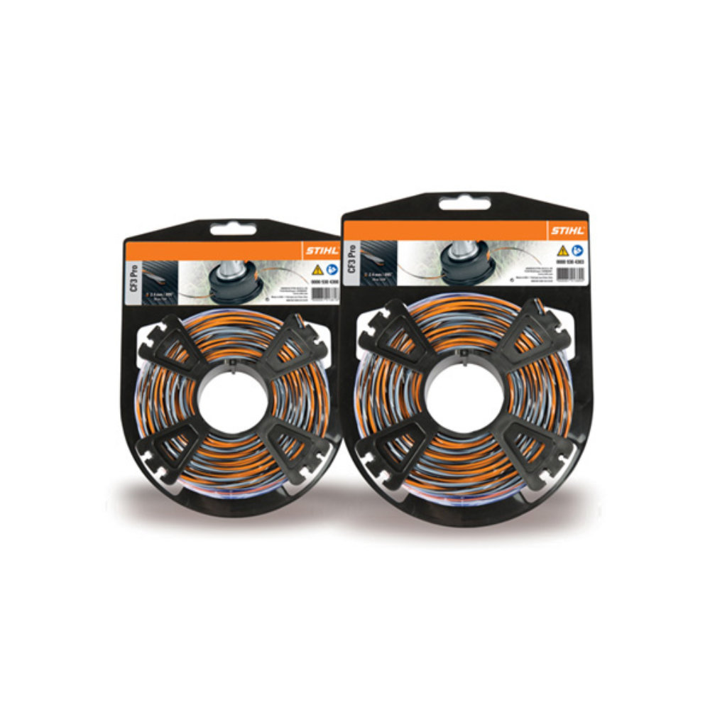 STIHL Replacement Mowing Line - CF3 Pro High-Tech Cruciform Mowing Line (Rolls)