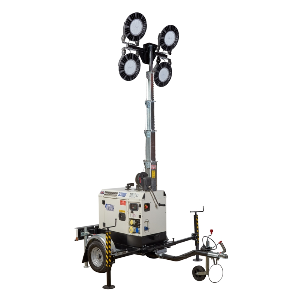 STEPHILL SLT5000 4.5kVA / 3.6kW Lighting Tower Generator With Road Trailer