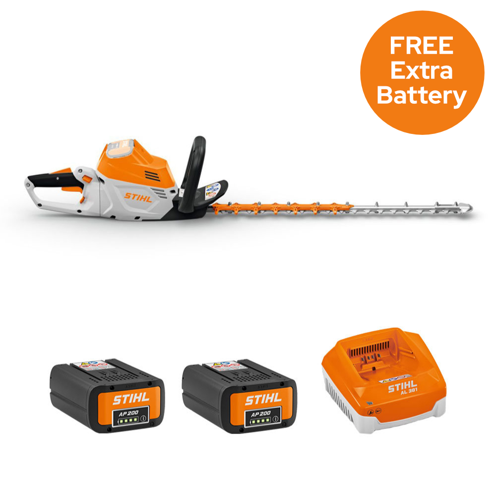 STIHL HSA 100 Cordless Hedge Trimmer 60 cm / 24" Cutting Blade