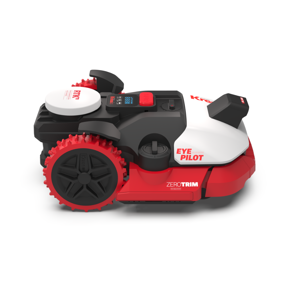 Kress KR271E EyePilot RTKn Robotic Lawnmower With Stereo VSLAM Camera – 1,500 m² Cutting Capacity