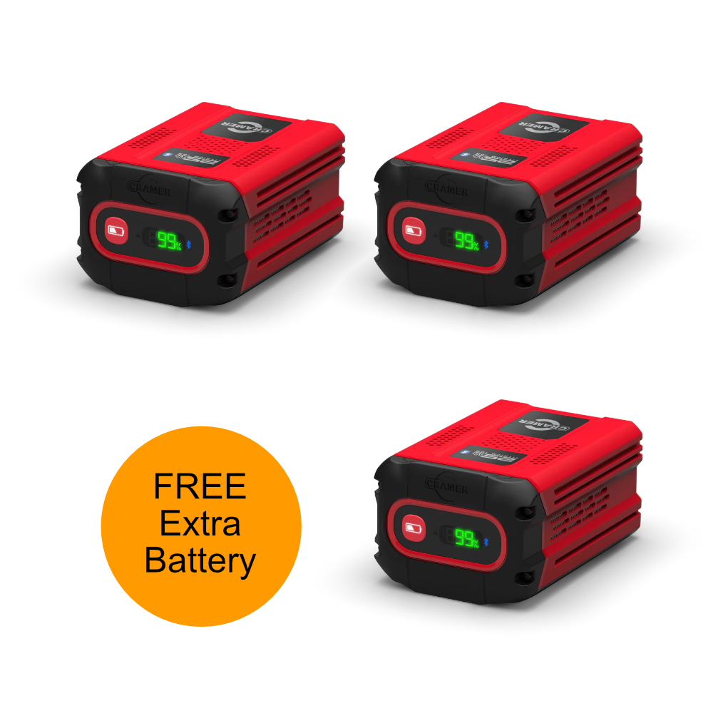 Cramer 82V180 82V 2.5Ah Lithium-Ion Battery – 180 Wh, Bluetooth Connectivity