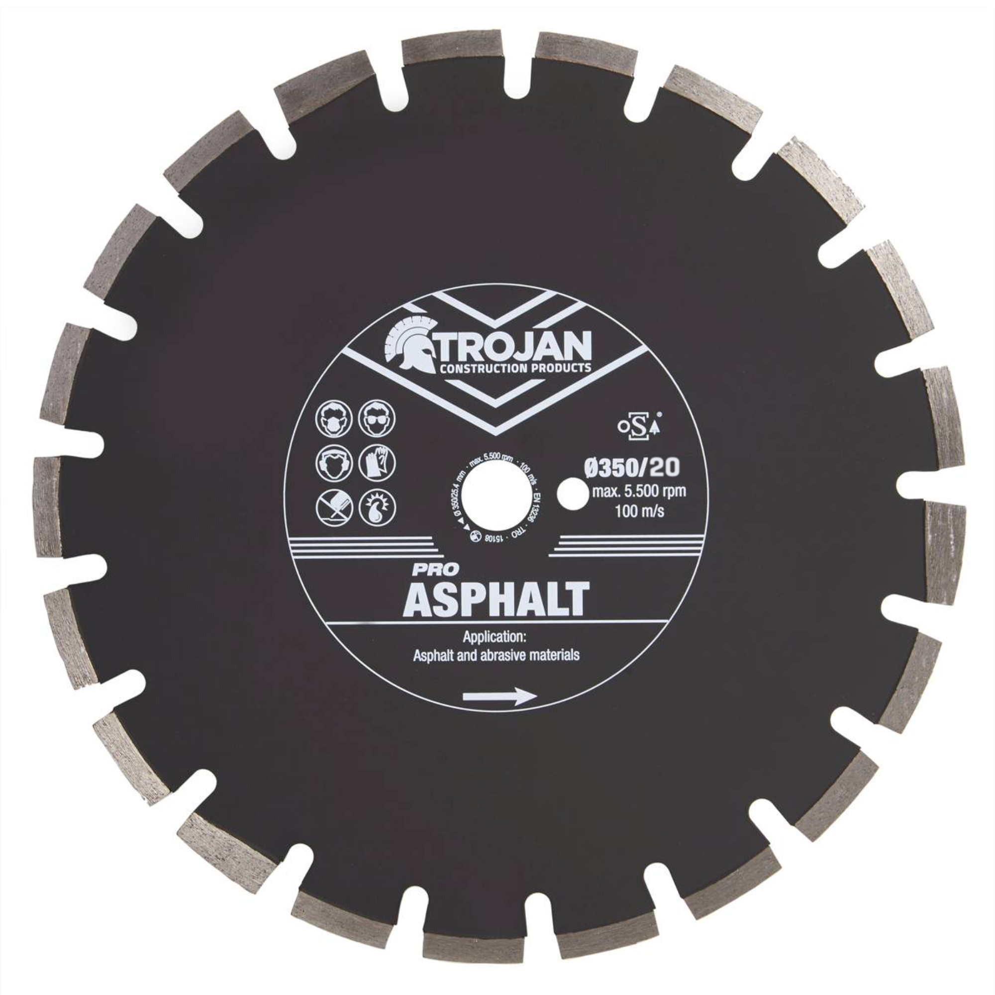 Trojan Pro Asphalt Diamond Blade