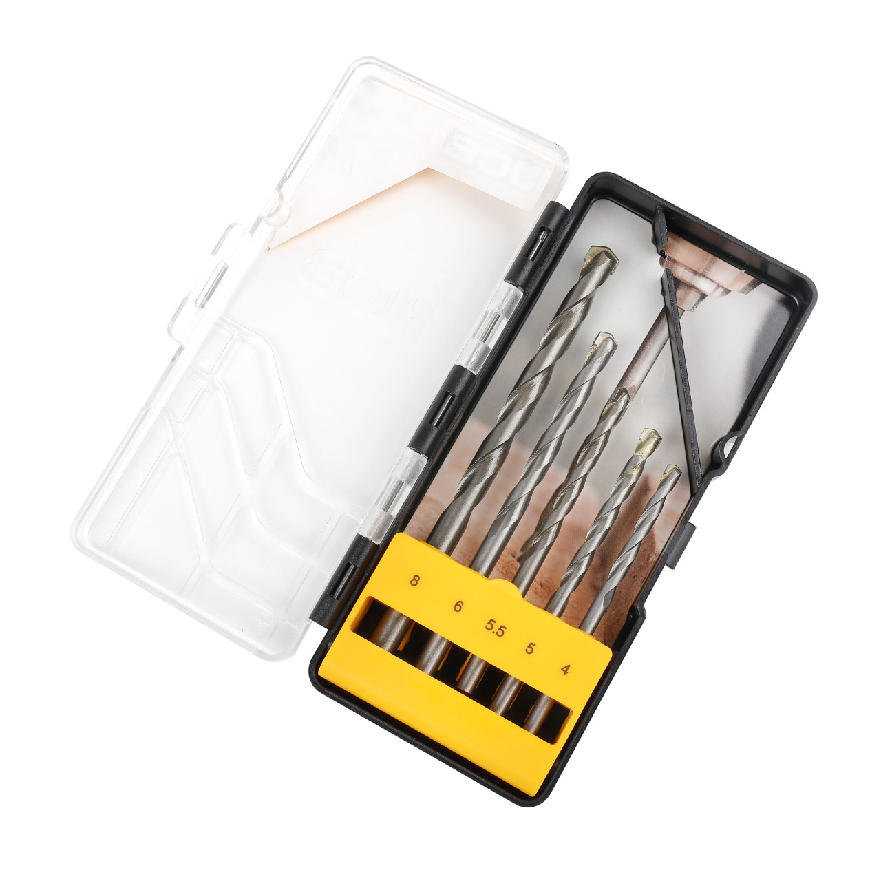 JCB 18V Brushless Drill Driver Bare Unit With 5 Piece Masonry Drill Bit Set