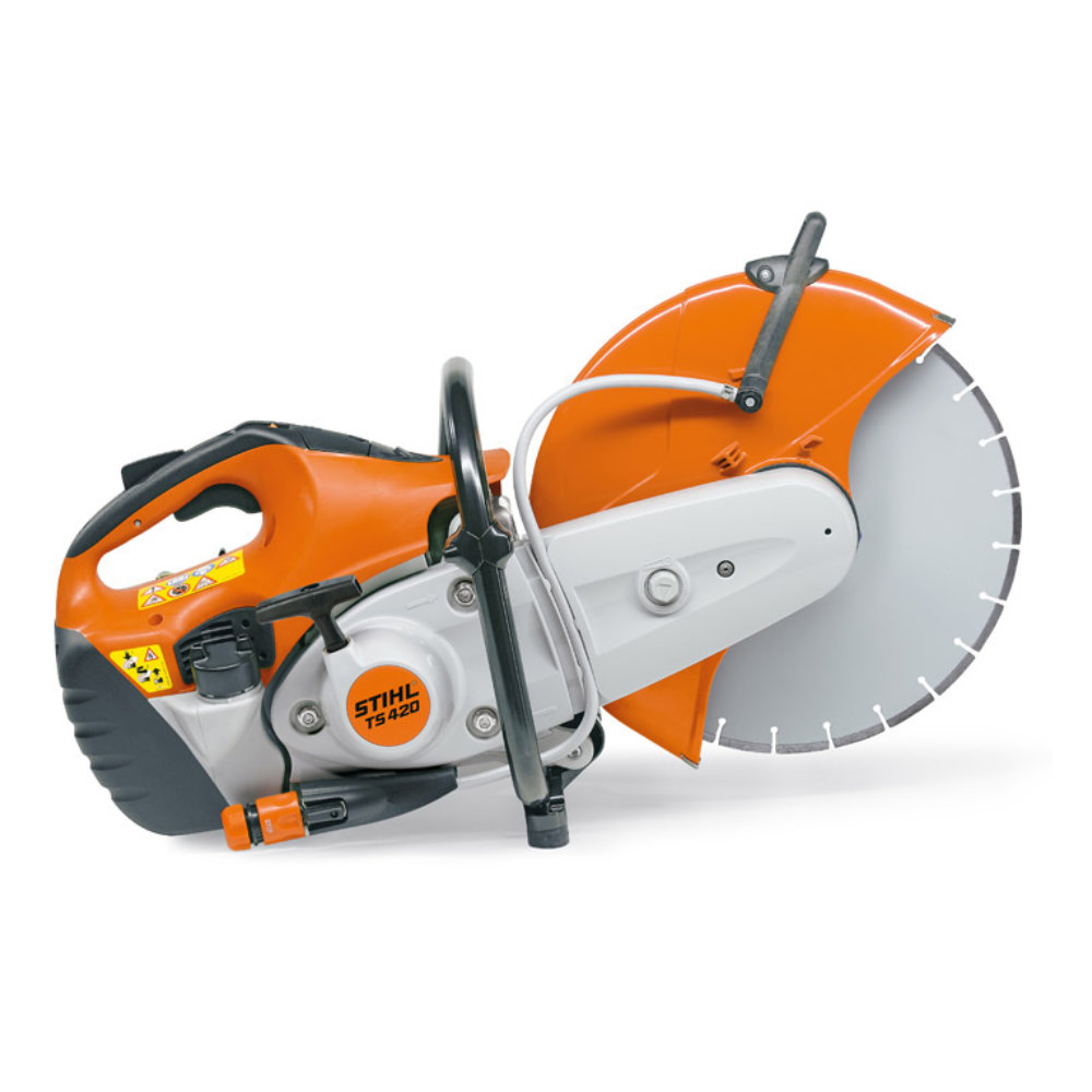 STIHL TS420 350mm Petrol Disc Cutter BUNDLE (10 BLADES)