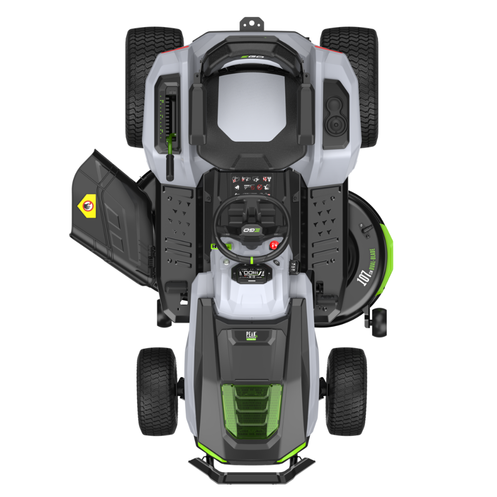 EGO TR4201E 107CM Ride-On Side Discharge Tractor Mower