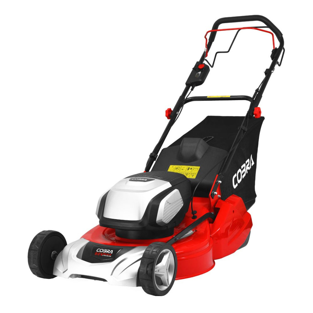 COBRA RM51SP80V 20" Twin 40v Li-ion Lawnmower with Roller (with 2 x 5Ah Battery & 2 x Fast Chargers)