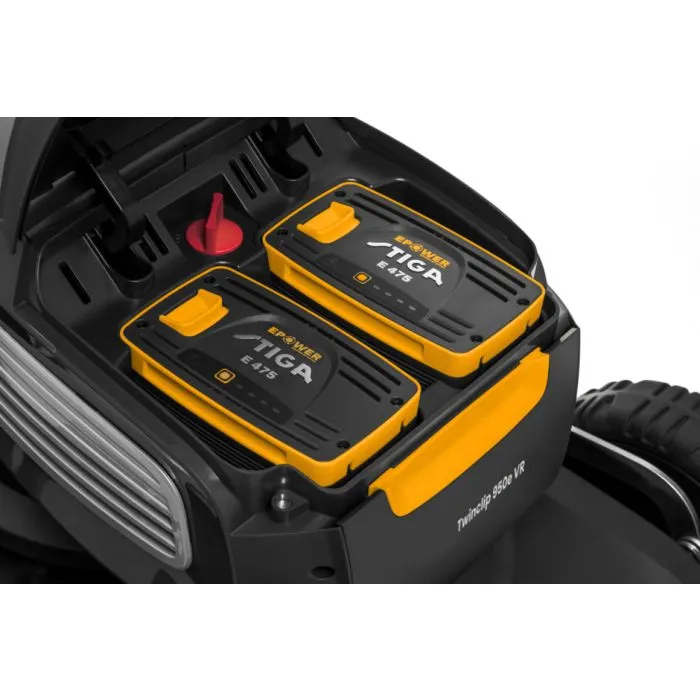 STIGA Twinclip 950e VR Kit Cordless Rear Roller Lawn Mower KIT