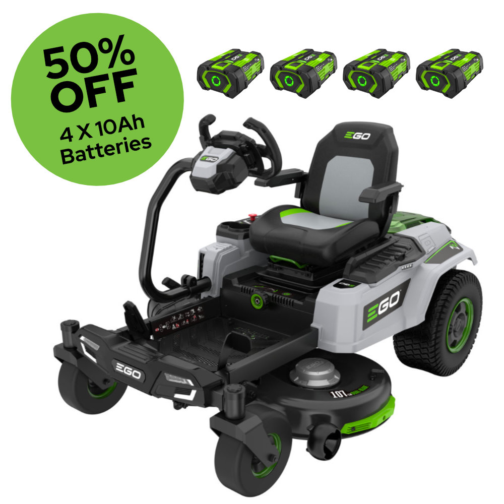 EGO ZT4201E-S - 107cm Z6 Zero Turn Mower With E-Steer™ Technology