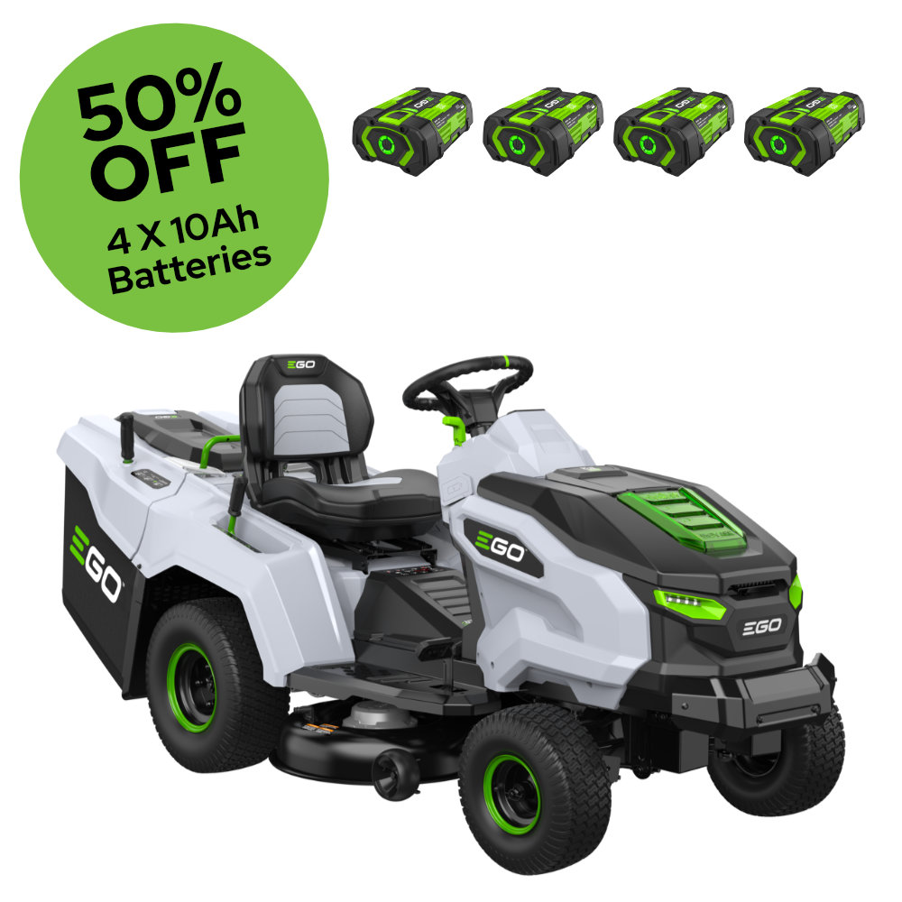 EGO TR3801E-B 98CM Ride-On Collection Tractor Mower