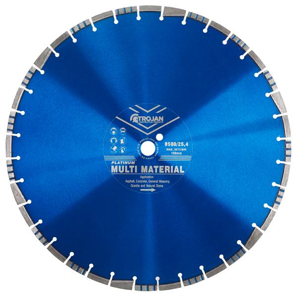 Trojan Platinum Multi-Material Diamond Blade