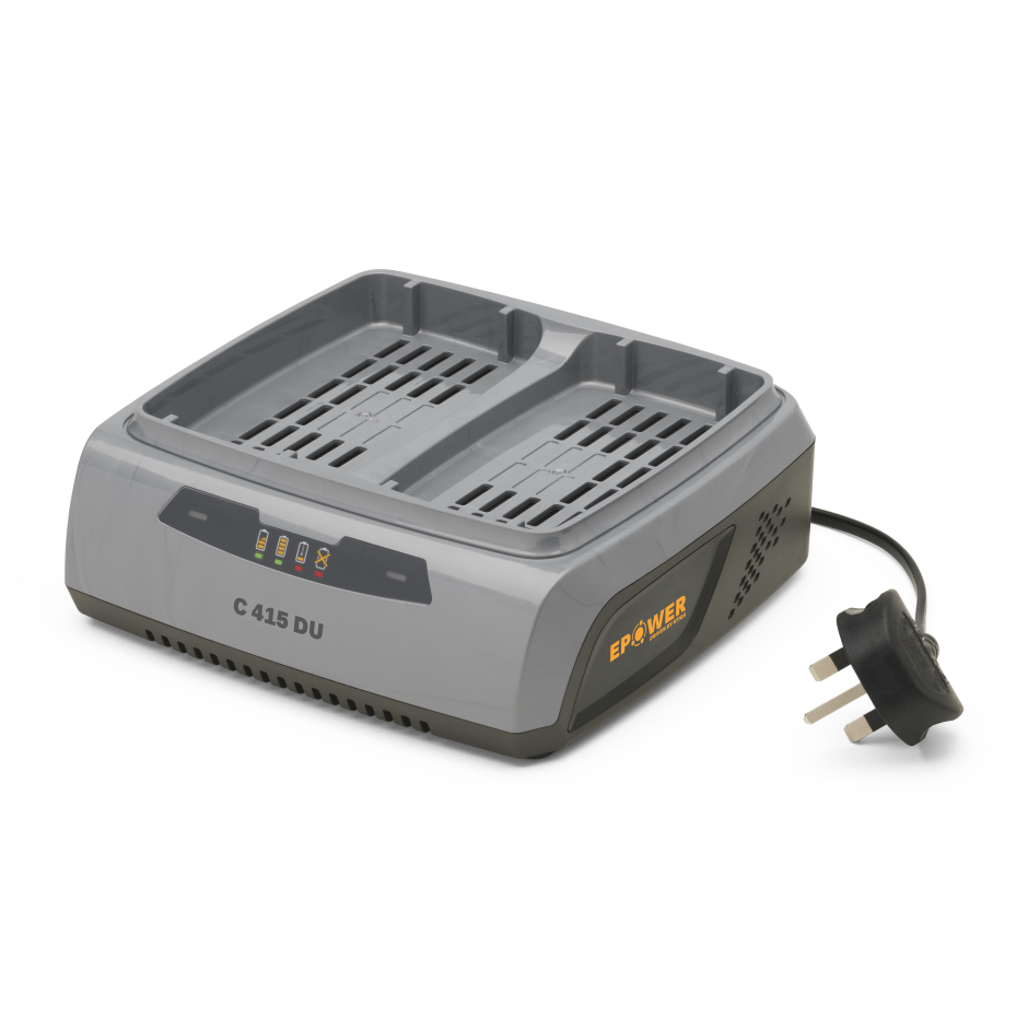 STIGA CC 415 DUAL STD CHARGER (UK PLUG)