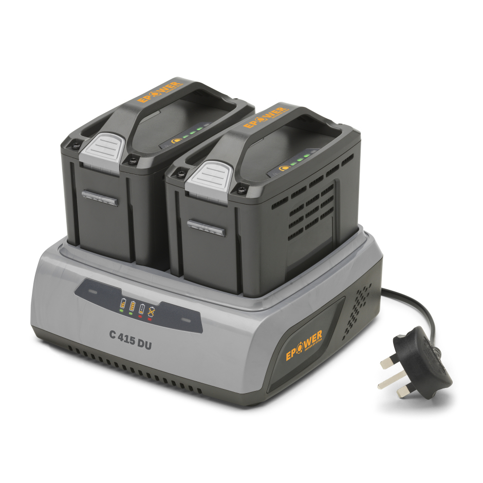 STIGA CC 415 DUAL STD CHARGER (UK PLUG)