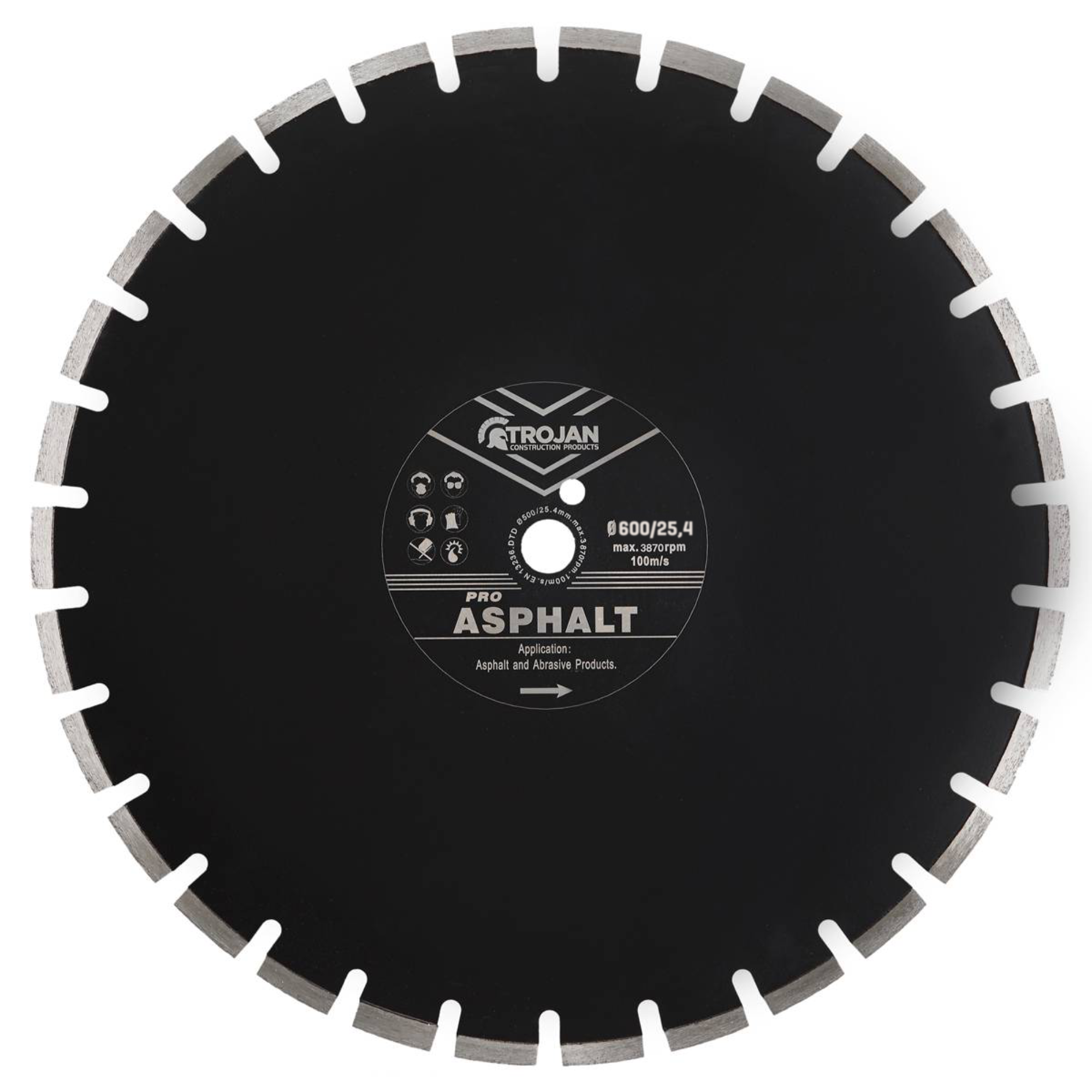Trojan Pro Asphalt Diamond Blade