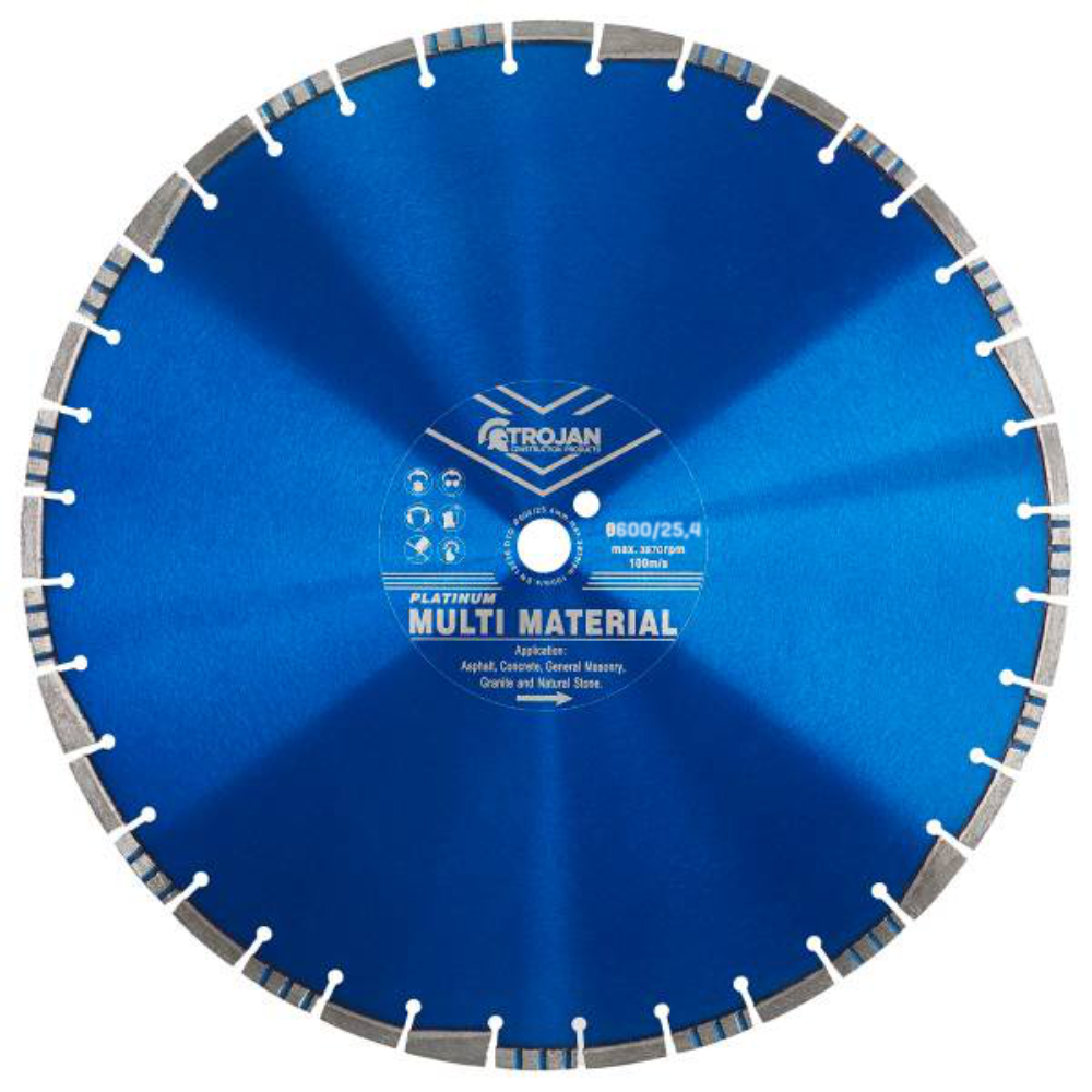Trojan Platinum Multi-Material Diamond Blade