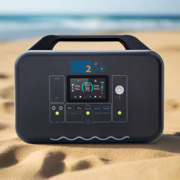 Power-2Go 600 Portable Power Station / Solar Generator