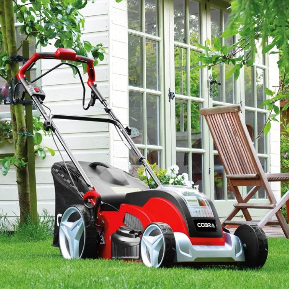 COBRA MX4140V 16" Lithium-ion 40V Cordless Lawnmower (with 4Ah Battery & Charger)