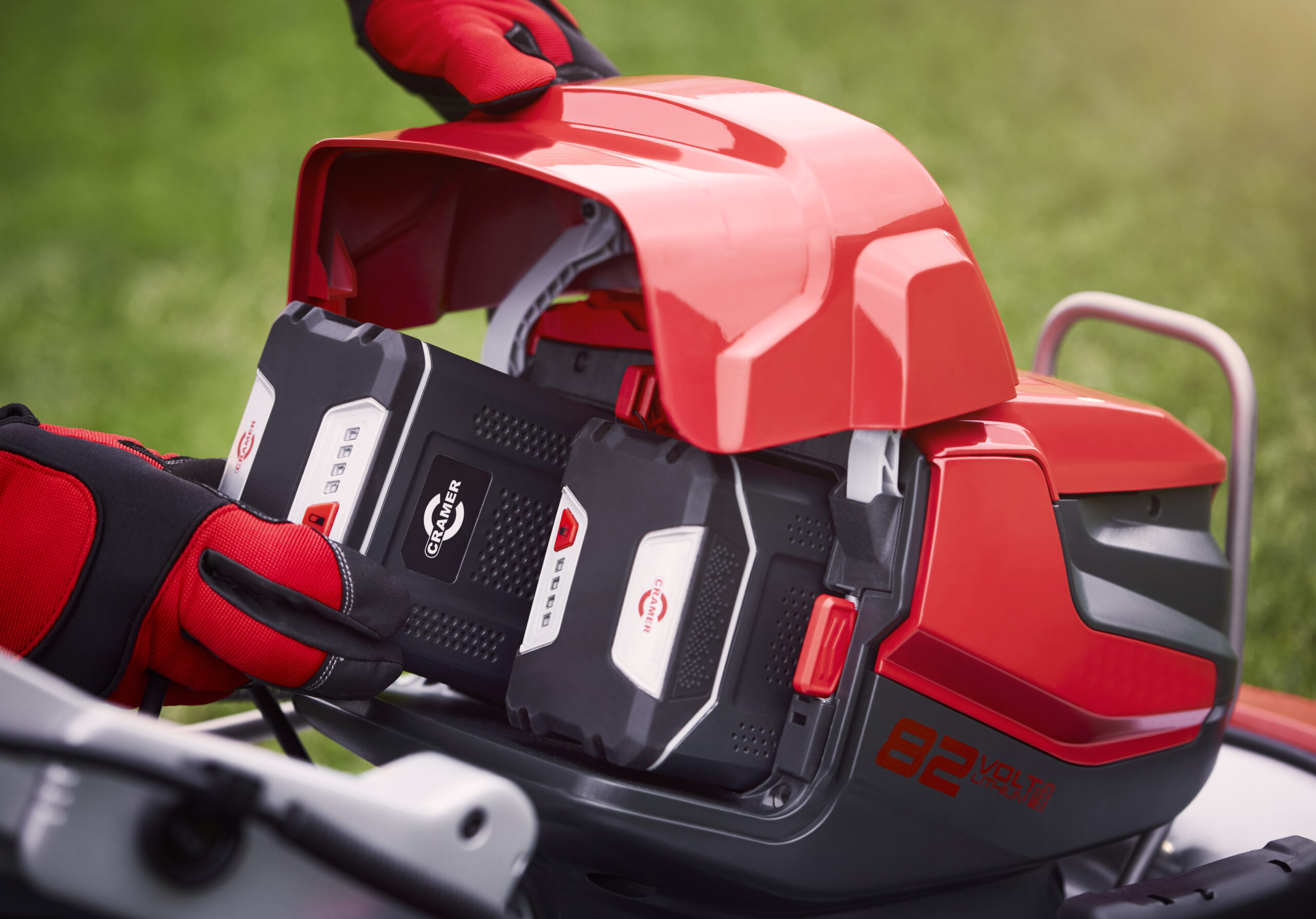 Cramer 82LM46SX 82V Self-Propelled Lawn Mower – 46 cm Steel Deck